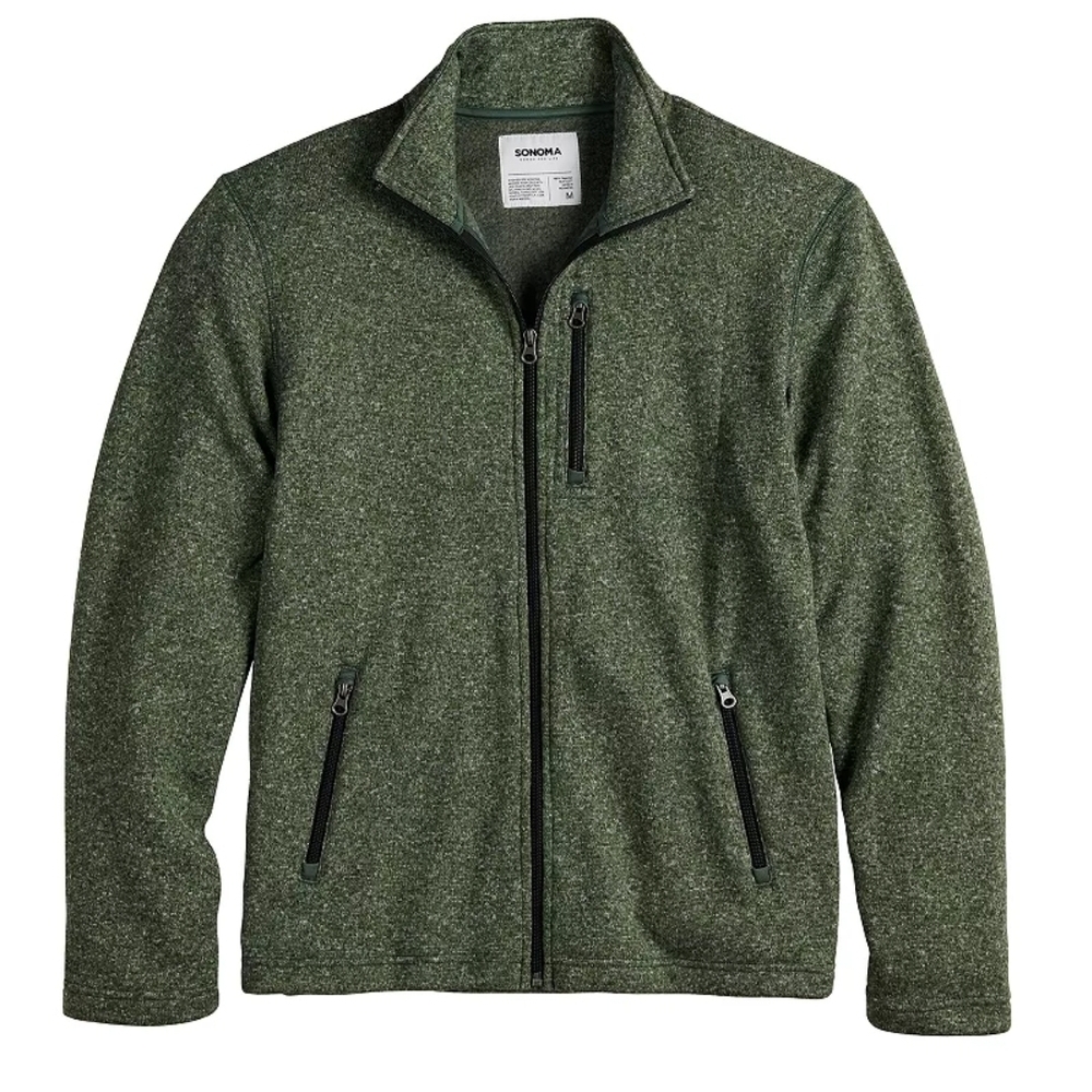 Men's Full-Zip Sweater Jacket